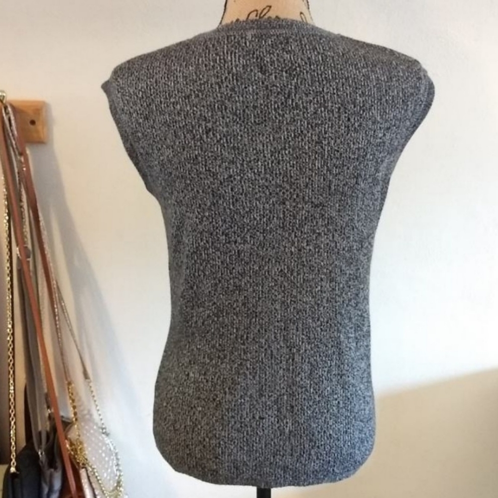 Medium Calvin Klein Ribbed Knit Crewneck Shell - Picture 2 of 7